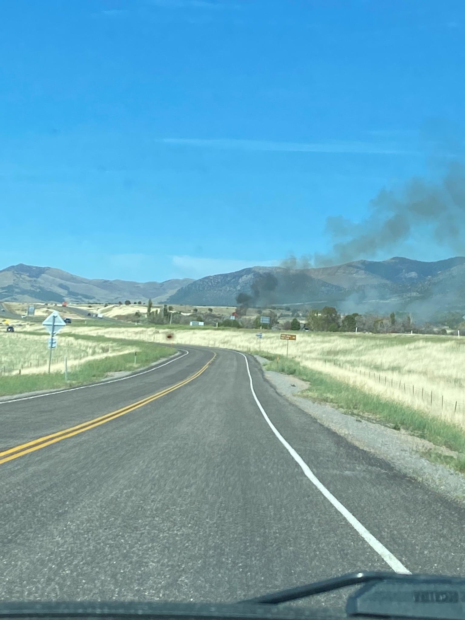 New Millard County wildfire threatening structures 