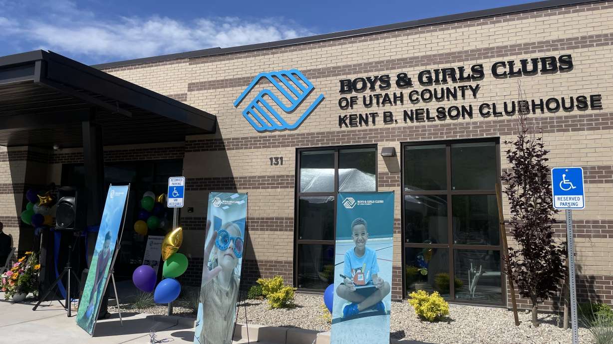 A ribbon-cutting ceremony was held for the Boys and Girls Clubs of Utah County’s new Kent B. Nelson Clubhouse on Friday.