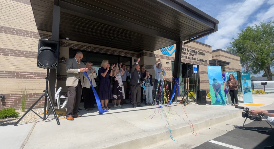 A ribbon-cutting ceremony was held for the Boys & Girls Club of Utah County’s new Kent B. Nelson Clubhouse on Friday.