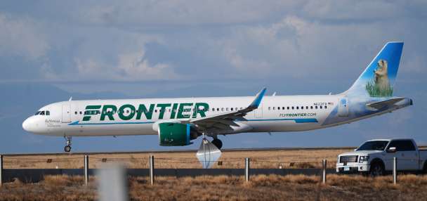 Pedestrian dies after being hit by Frontier Airlines plane that was taking off at Denver airport