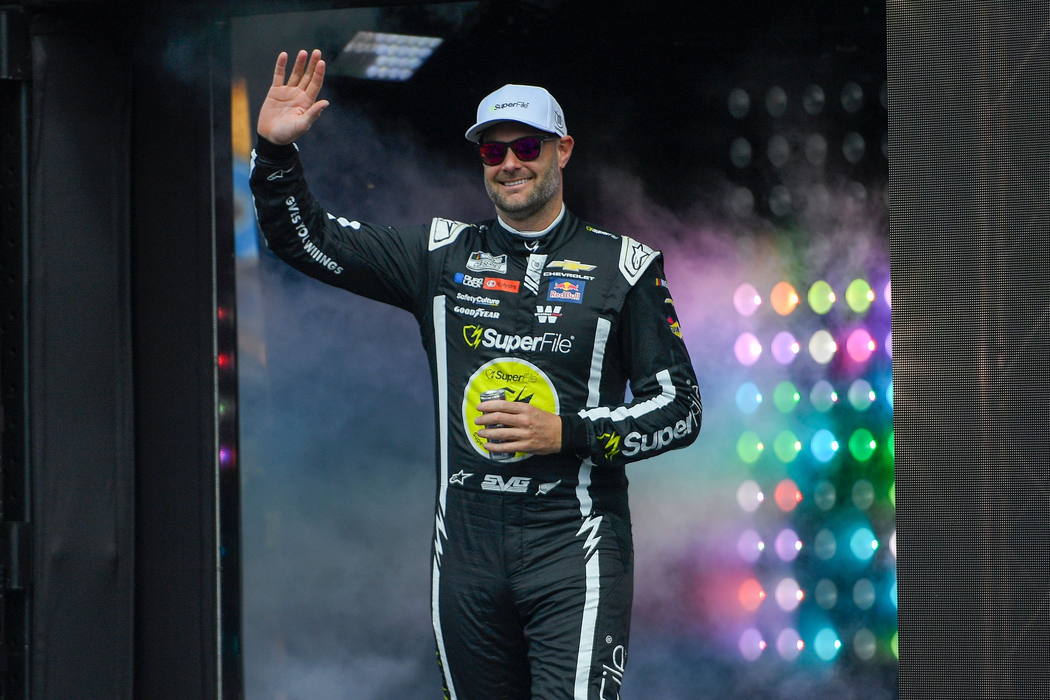 Shane Van Gisbergen (97) is introduced before a NASCAR Cup Series auto race Sunday, May 10, 2026, in Watkins Glen, N.Y. 