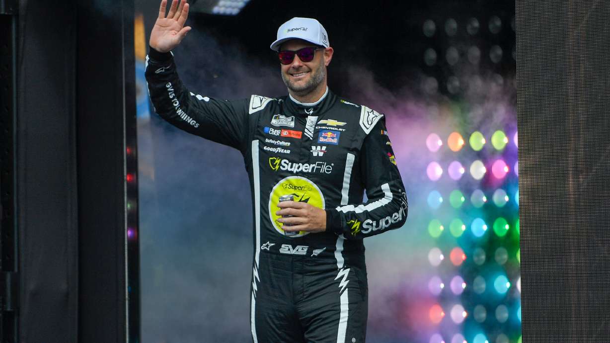Shane Van Gisbergen (97) is introduced before a NASCAR Cup Series auto race Sunday, May 10, 2026, in Watkins Glen, N.Y.