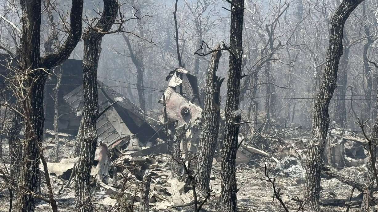 Two people suffered injuries after a plane crash on Monroe Mountain in Piute County on Sunday afternoon.