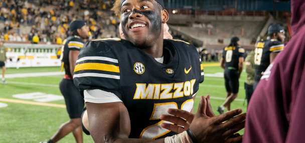 Missouri running back Ahmad Hardy is in stable condition after being shot at a concert