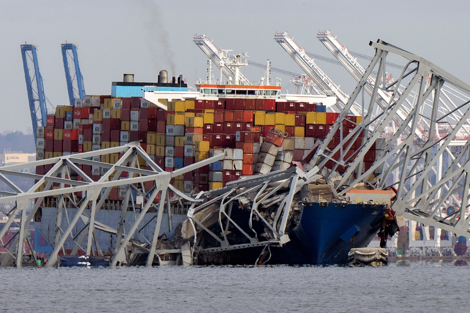 Ship operator and employee charged in deadly collapse of Baltimore bridge