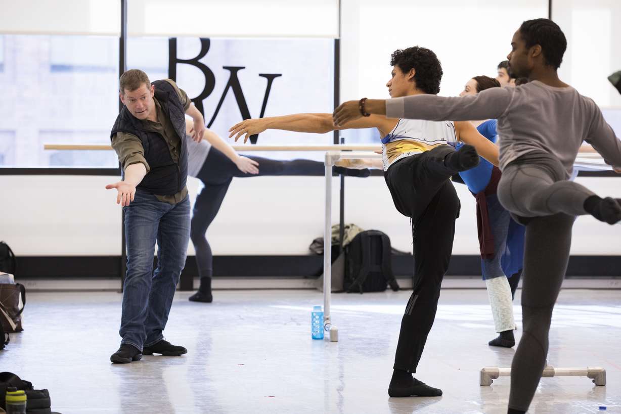 Artistic Director Adam Sklute teaches Ballet West dancers. Sklute announced he will retire next year after his 20th anniversary with the company.