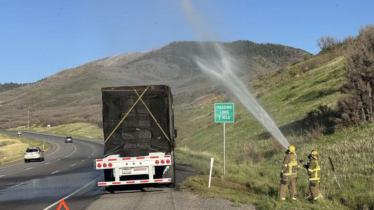 Unified Fire Authority crews were called Tuesday to assist a broken down semitrailer hauling an estimated 25 million bees.