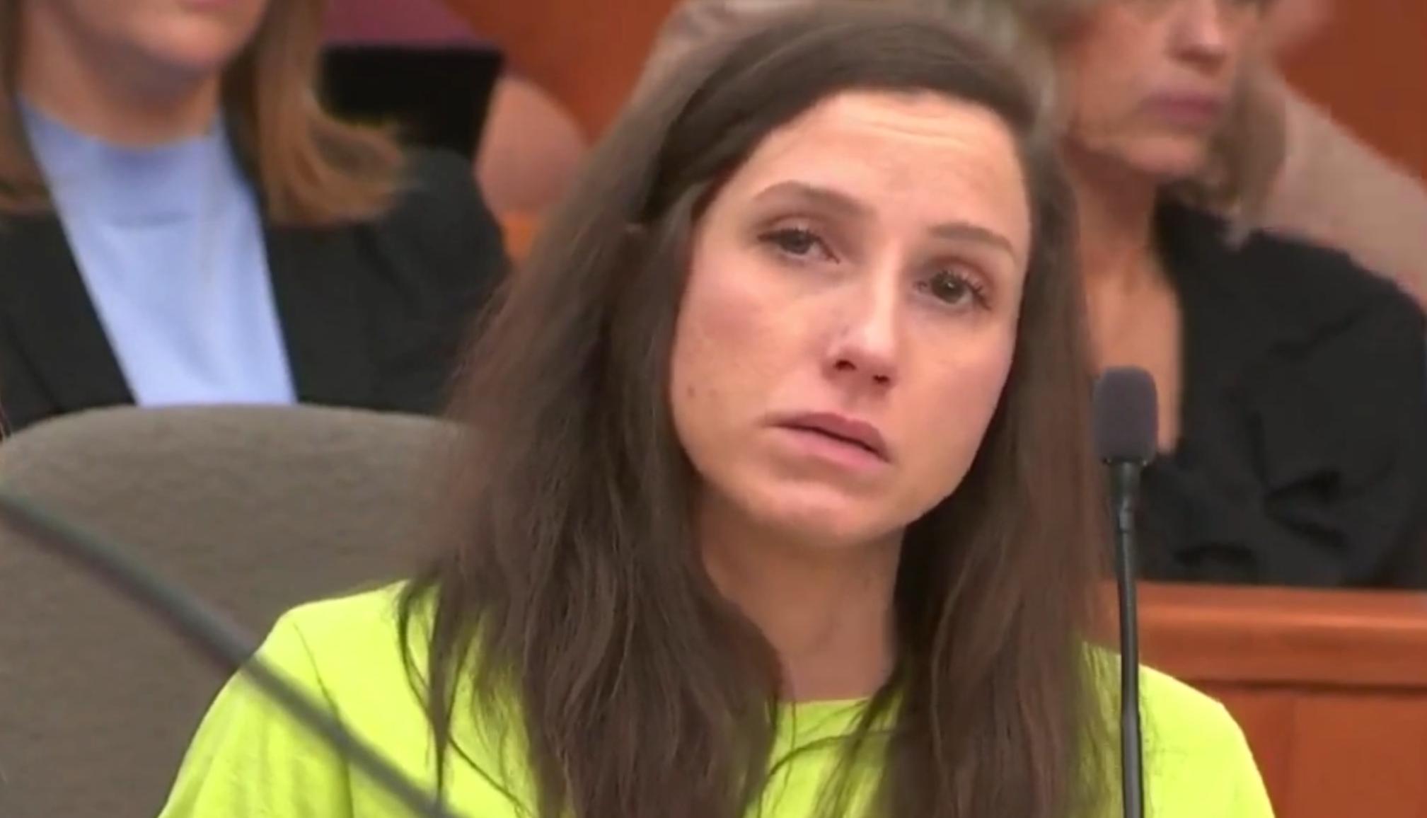 Kouri Richins appears in a Park City courtroom for sentencing on Wednesday, May 13, 2026.