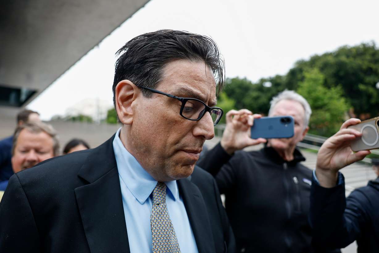 Erik Fleming departs federal court in Los Angeles after being sentenced in connection with the ketamine overdose death of actor Matthew Perry, on May 13, in Los Angeles. Kenneth Iwamasa, Perry's personal assistant, allegedly purchased ketamine from Fleming.