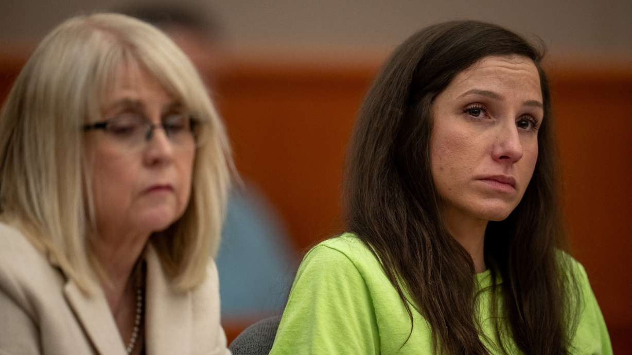 Kouri Richins listens during her sentencing in 3rd District Court in Park City on May 13. A defense attorney broke down the rare grand jury charges against two Utah sheriffs and what they could mean for the Richins case.