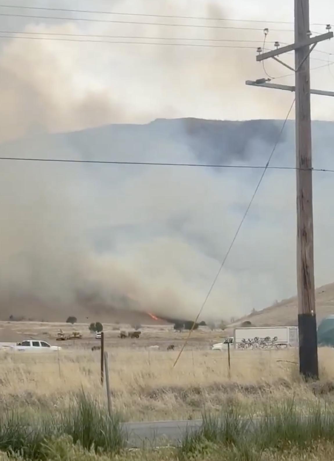 Structures potentially at risk as crews battle Wild Horse Fire in Millard County