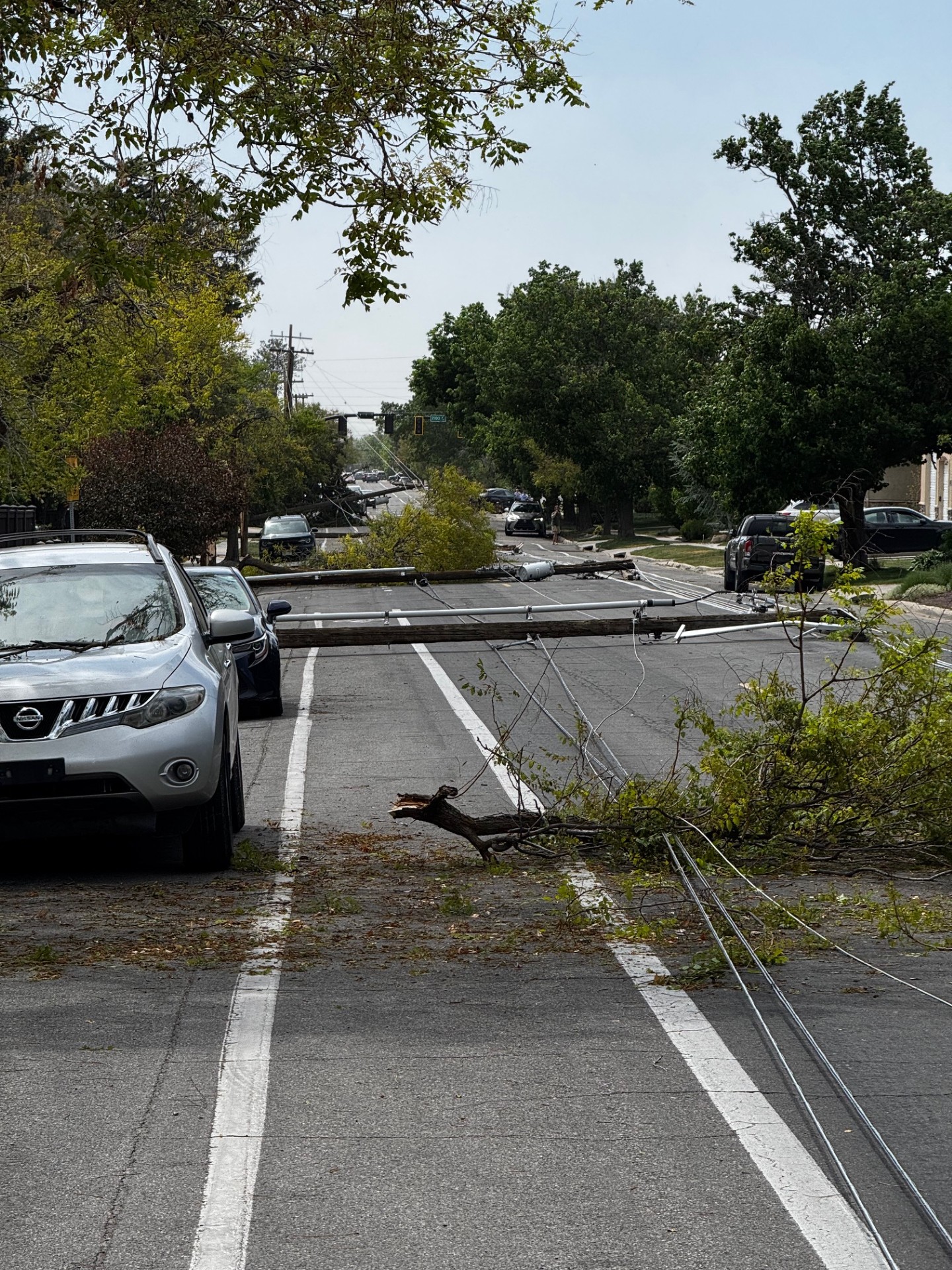 Power poles down in Salt Lake City, weather causes outages across northern Utah