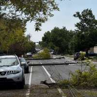 Power poles down in Salt Lake City, weather causes outages across northern Utah