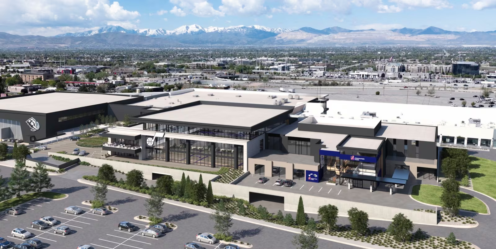 A proposed rendering of the new Intermountain Health Sports Performance Center at The Shops at South Town in Sandy, Wednesday. The facility is scheduled to open in 2028.