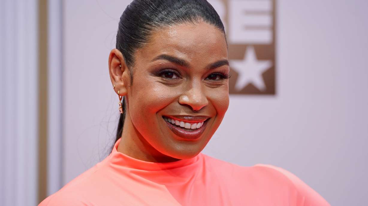 FILE - Jordin Sparks arrives at the BET Awards on June 9, 2025, at the Peacock Theater in Los Angeles.