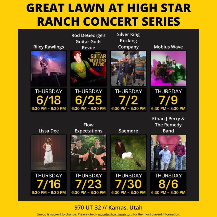 Great Lawn at High Star Ranch Concert Series