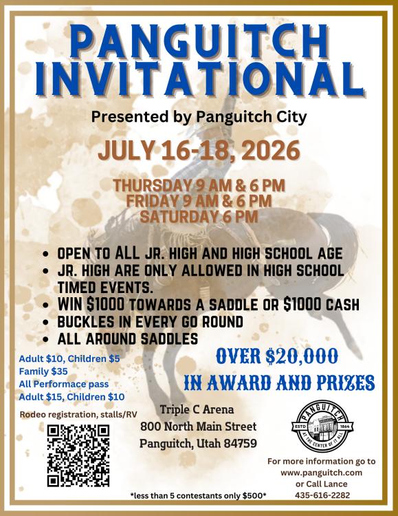 2026 Panguitch Invitational Rodeo