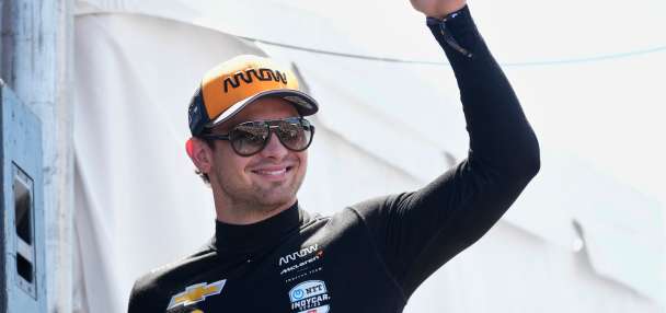 Pato O'Ward reaches the top of the Indianapolis 500 speed chart on the 3rd day of practice
