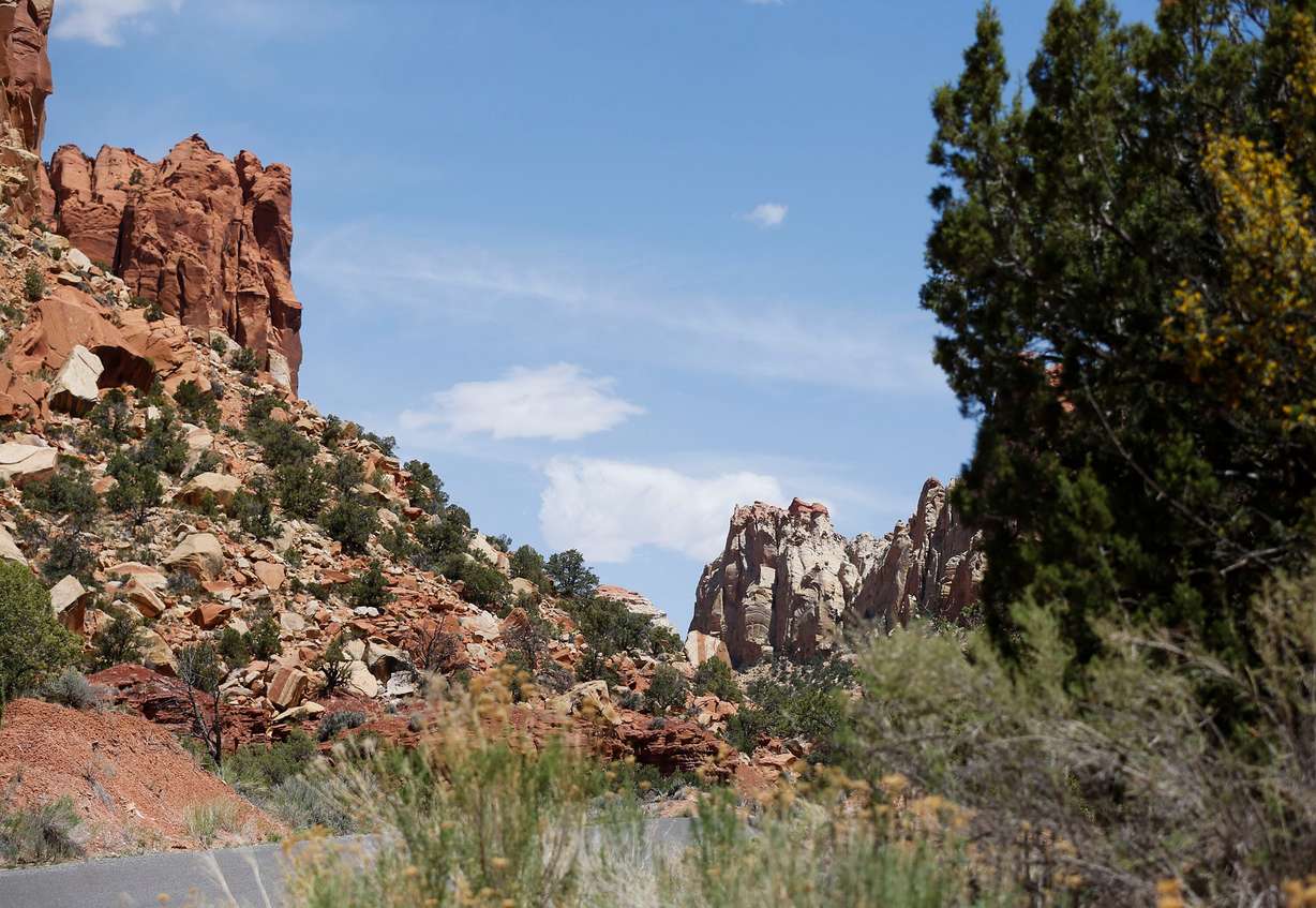 A section of the Grand Staircase-Escalante National Monument is pictured on Friday, May 14, 2021.