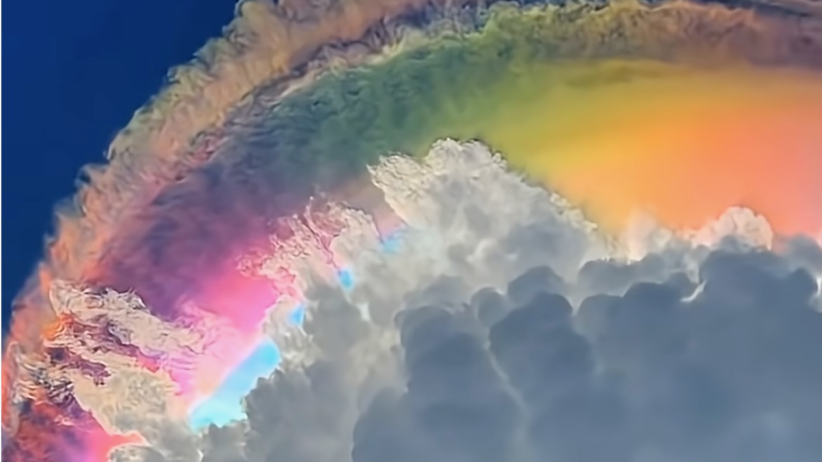 Have You Seen This? Iridescent cloud in Indonesia inspires awe, delight