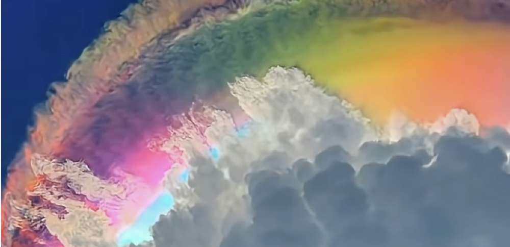 Have You Seen This? Iridescent cloud in Indonesia inspires awe, delight