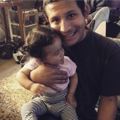 Henry Chavez Jr. with a child. The Chavez family is speaking out after a Taylorsville police officer was charged with manslaughter after Henry Chavez Jr.'s shooting death.