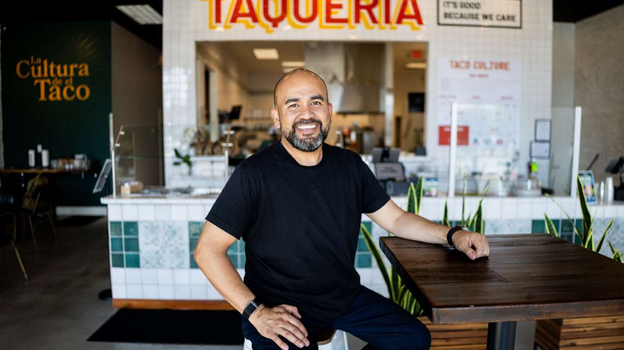 Owner Alonso Castaneda poses at Taco Culture in American Fork on May 8. Castañeda is bringing the culture and foods from the Mexican streets to Utah.