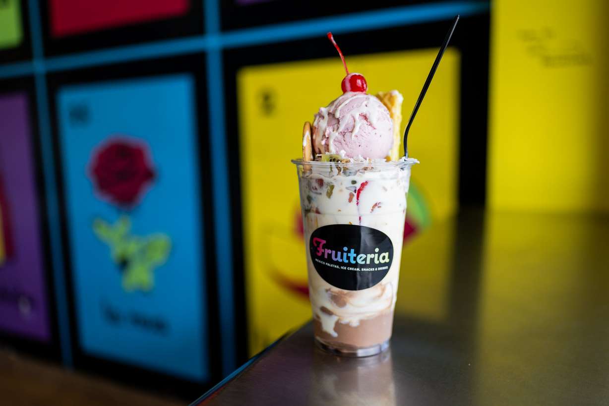 An angel cup at Fruiteria in Orem on May 8.