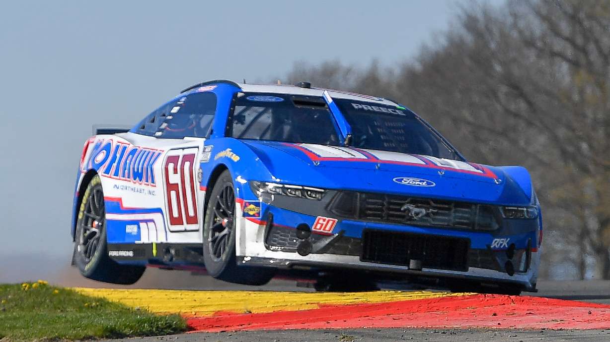 Ryan Preece drives during a NASCAR Cup Series auto race, Sunday, May 10, 2026, in Watkins Glen, N.Y.