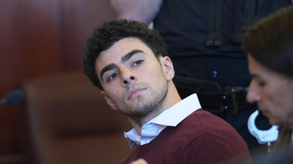Luigi Mangione appears in Manhattan Criminal court, Dec. 23, 2024, in New York.