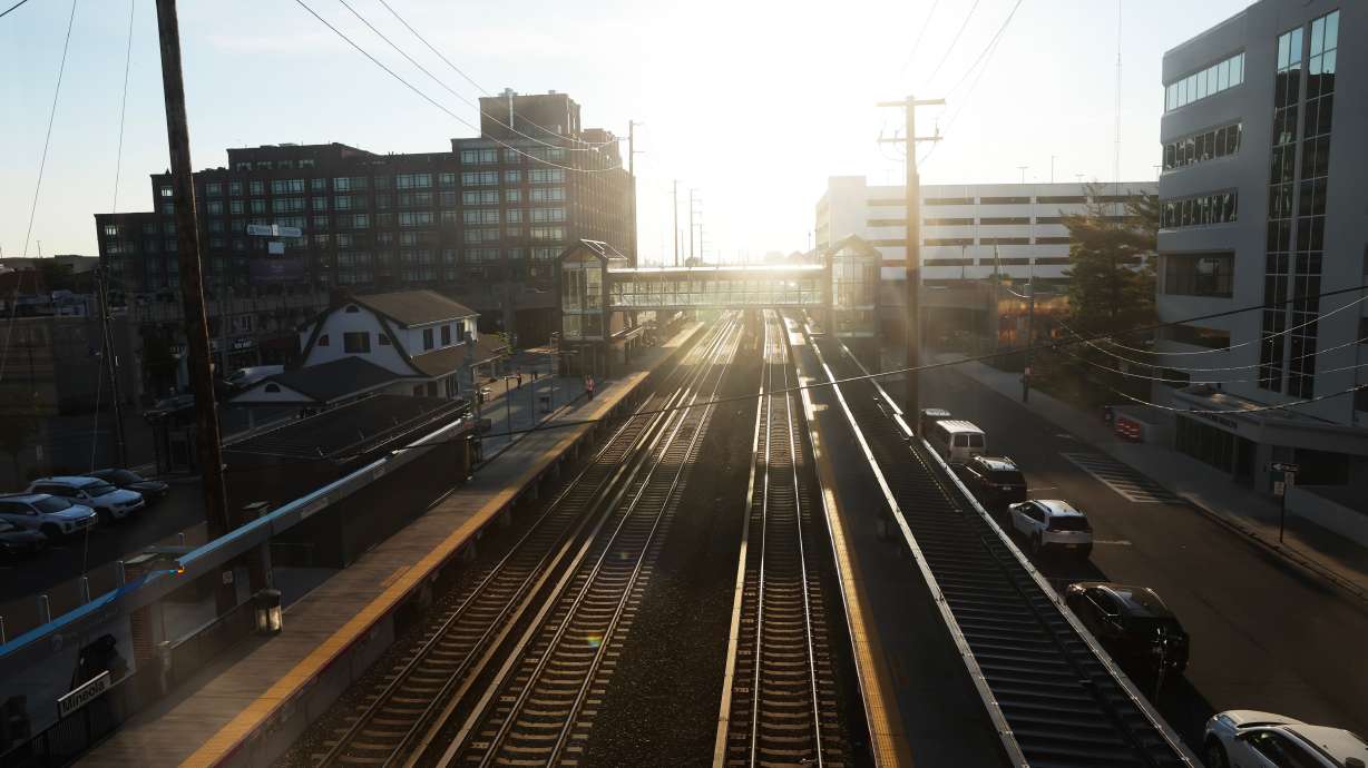 Tracks are empty at Mineola train station as Long Island Rail Road workers enter the third day of their strike, Monday, in Mineola, N.Y.