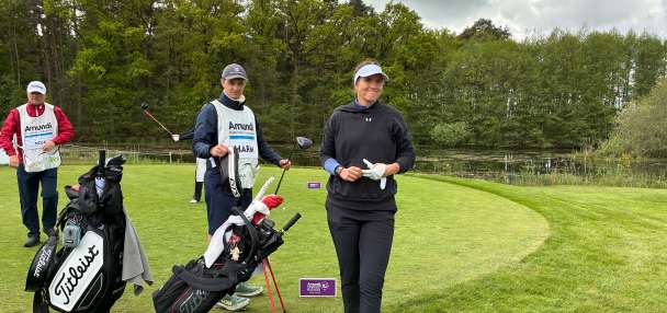 This golfer nearly died after being hit by a drunken driver. Now she's won her first pro title
