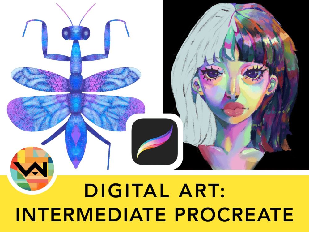 Digital Art: Intermediate Procreate (Ages 12-17)