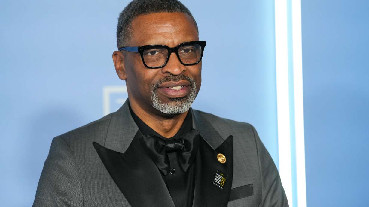 FILE - NAACP President Derrick Johnson arrives at the 57th NAACP Image Awards, Feb. 28, 2026, in Pasadena, Calif.