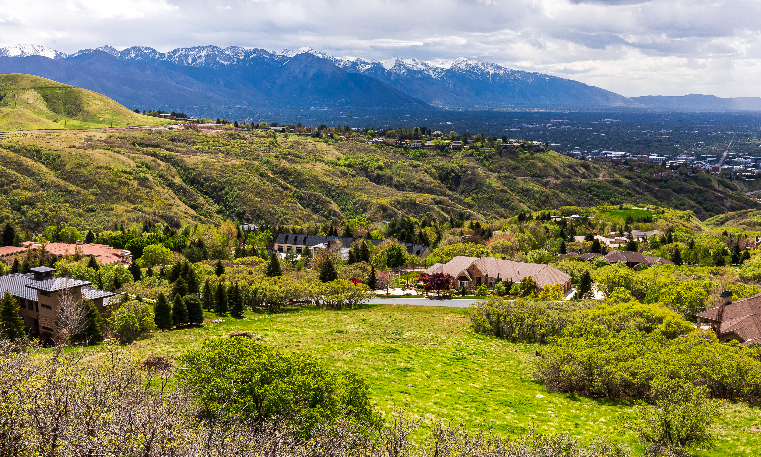 Salt Lake City's North Cove community is pictured on April 12.