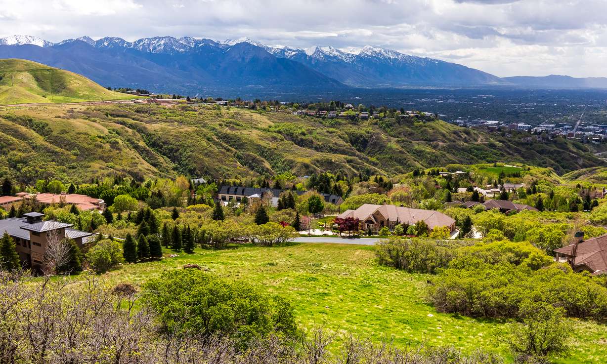 Salt Lake City's North Cove community is pictured on April 12.