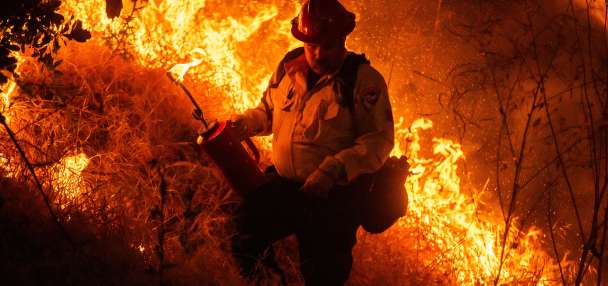 More than 17,000 under evacuation orders as Southern California wildfire threatens homes