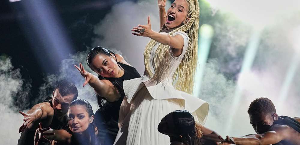 A singer from Utah just represented France in Eurovision. See how she did