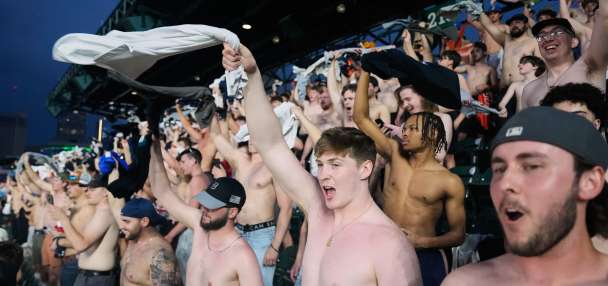 Shirtless fans the stars at MLB stadiums as "Tarps Off" trend sweeps baseball world