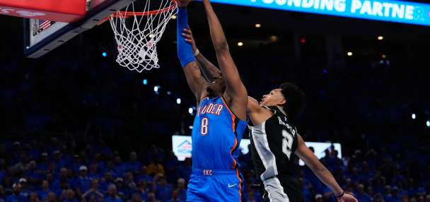 OKC guard Jalen Williams' hamstring issues return, he leaves Game 2 of Thunder-Spurs early