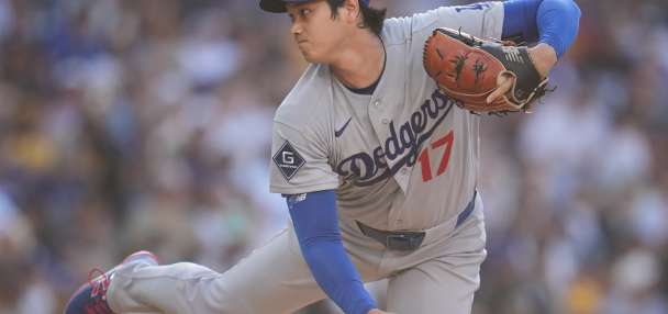 Shohei Ohtani homers on first pitch, then throws 5 sharp innings in Dodgers' 4-0 win over Padres