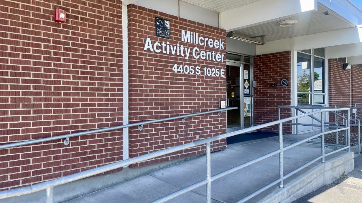 The Millcreek Activity Center on Wednesday. The facility is one of four where subsidized Salt Lake County childcare programs are set to end on May 29.