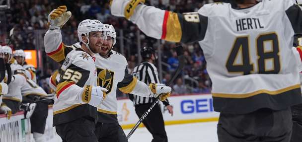 An unlikely hero breaks through as the Golden Knights beat the Avalanche 4-2 in Game 1