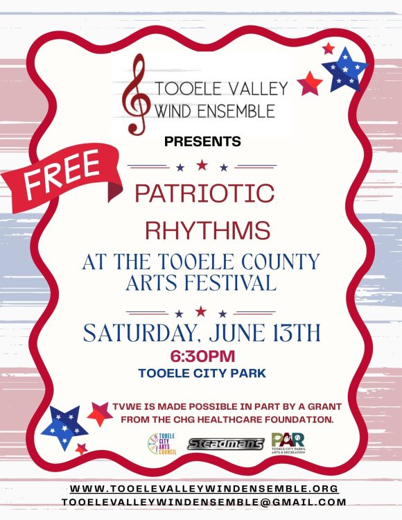 Patriotic Rhythms - Presented by the Tooele Valley Wind Ensemble - at the Tooele City Arts Festival