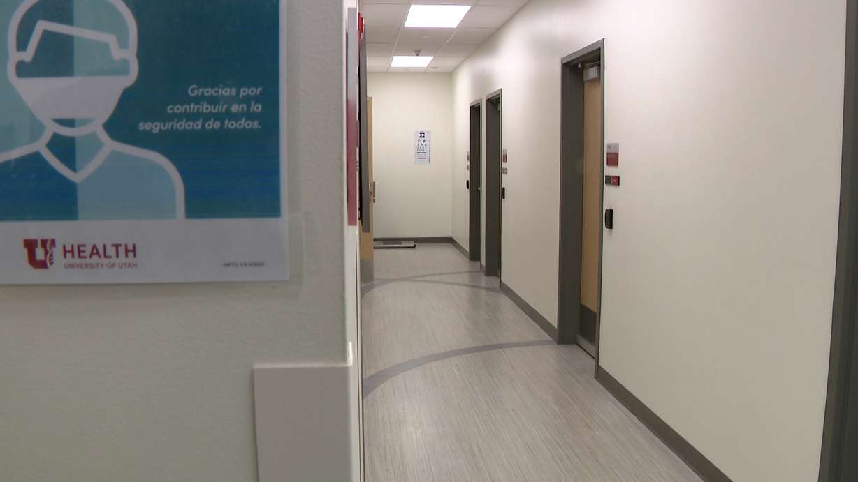 The West High School Clinic in Salt Lake City, Thursday. Since opening in February 2024, the clinic has logged 4,140 total visits as of March.