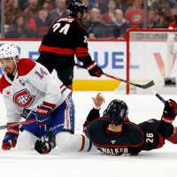 Canadiens pounce as Hurricanes emerge from long playoff break with breakdowns, miscues