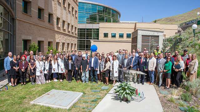 Ground was broken on an expansion of the Senator Orrin G. Hatch Proton Therapy Center at Huntsman Cancer Institute on May 8.