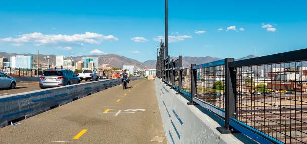 Salt Lake City's newest trail comes with a flashy new art piece nearly 2,000 feet long