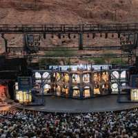 With the desert cliffs as a backdrop, Tuacahn embraces all the ups and downs of open-air theater