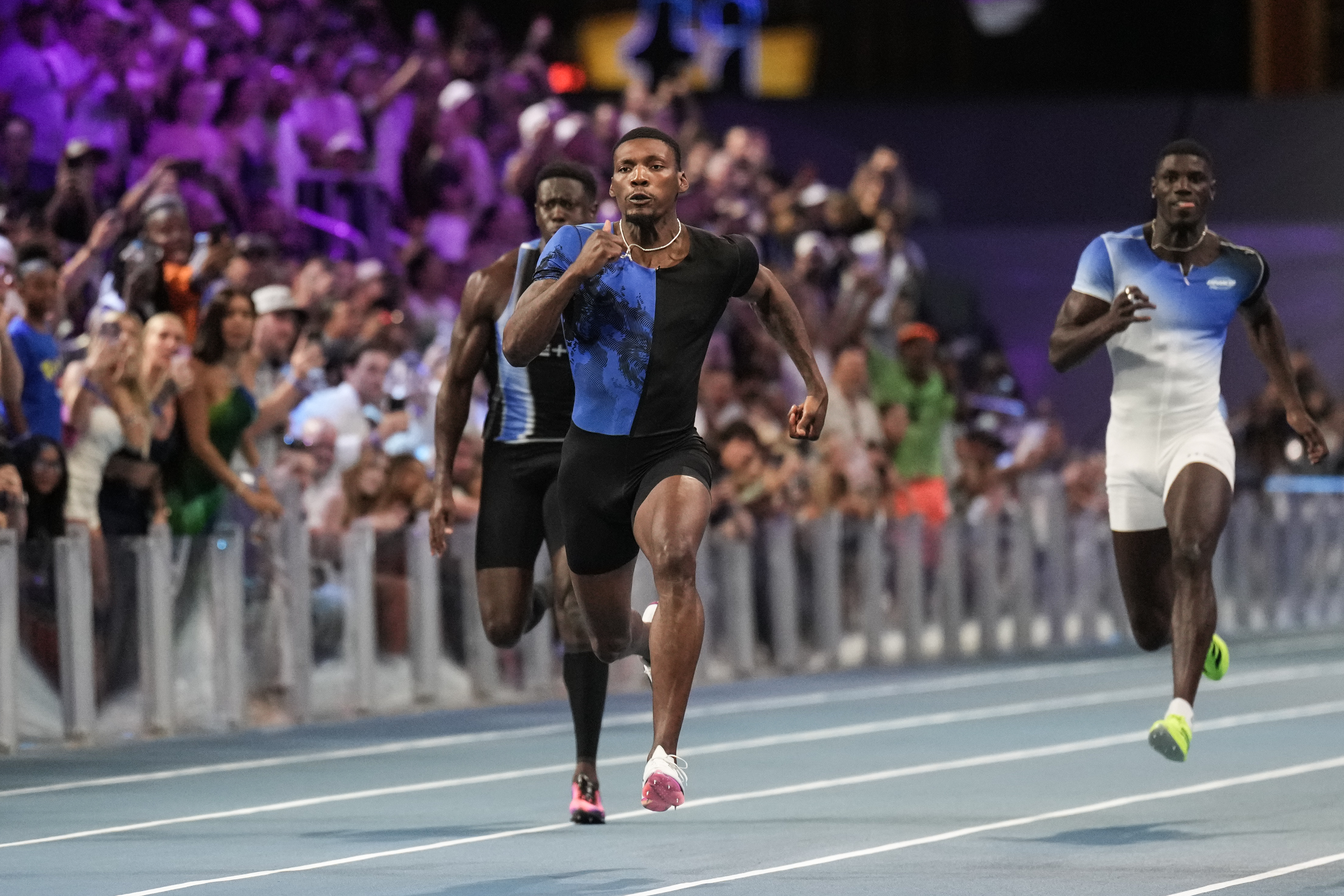 Kerley runs 9.97 at Enhanced Games, where Kristian Gkolomeev gets a $1M bonus for swimming mark